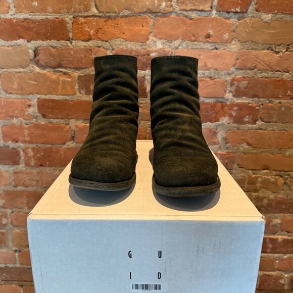 Guidi 988 Black Reverse Leather Backzip Boots - Picture 3 of 8